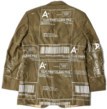 Load image into Gallery viewer, Positive Shipping Label Blazer (Size 40L)
