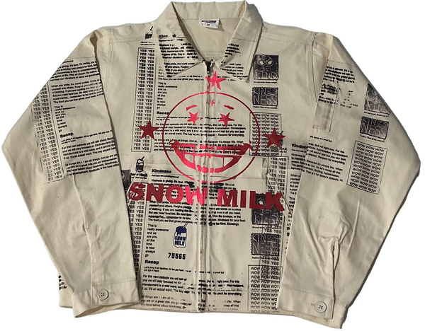 Snow Milk Kindness Workwear Jacket (Size Medium)
