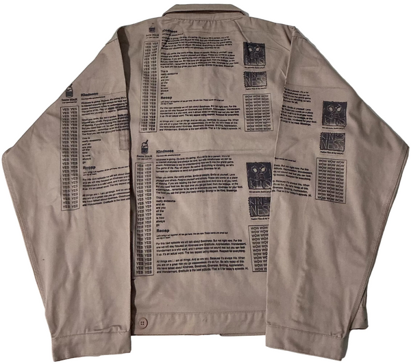 Snow Milk Kindness Workwear Jacket (Size 3XL)