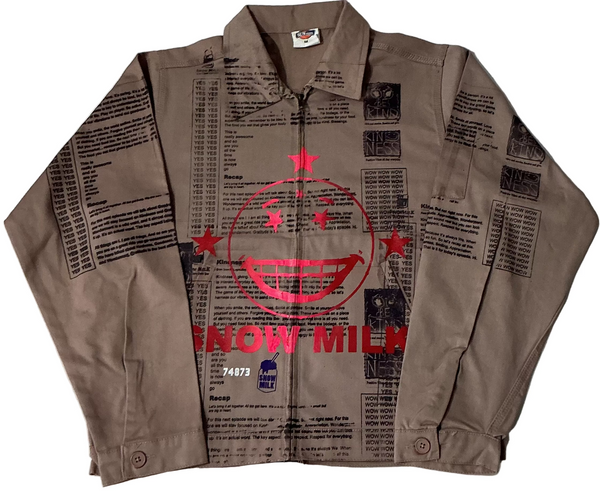 Snow Milk Kindness Workwear Jacket (Size Medium)