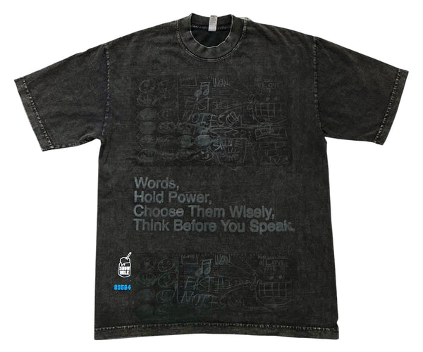 Words Hold Power 6.5oz Tee (Size Medium)