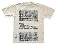 Load image into Gallery viewer, Words Hold Power 6.5oz Tee (Size Large)
