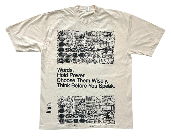 Words Hold Power 6.5oz Tee (Size Large)