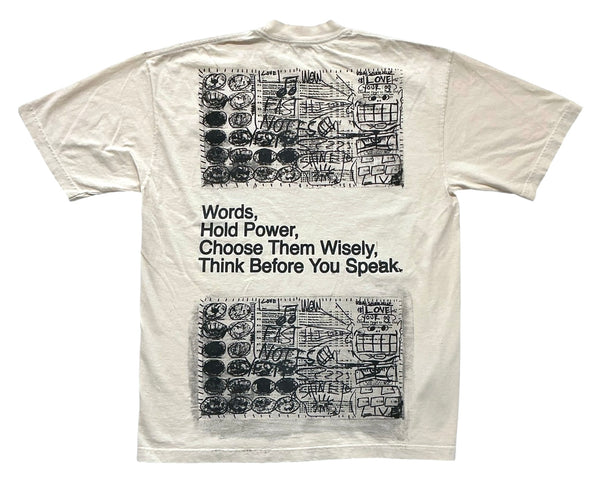 Words Hold Power 6.5oz Tee (Size Large)