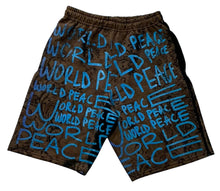Load image into Gallery viewer, World Peace Curtains Bleached Shorts (Size Small)
