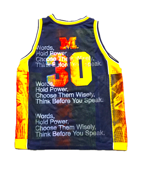 Michigan Basketball X Snow Milk NCAA Jersey (Size L)