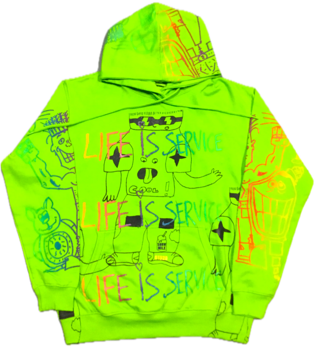 Cool Kid Life is Service Hoodie (Size Medium)