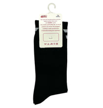Load image into Gallery viewer, Snow Milk Socks (Black / White)
