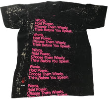 Load image into Gallery viewer, Words Hold Power Bleached Tee (Size 4XL)
