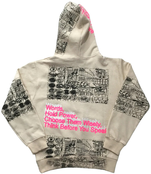 Words Hold Power Hoodie (Size Small)
