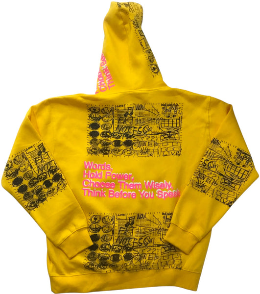 Words Hold Power Hoodie (Size XL)