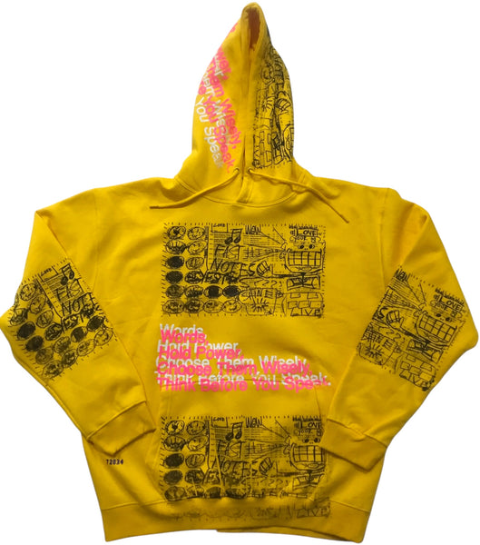 Words Hold Power Hoodie (Size 2XL)