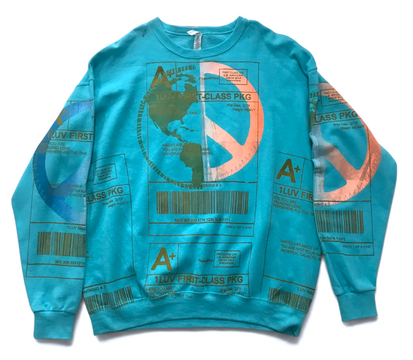 Positive Shipping Label Crewneck (Size XL)