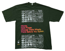 Load image into Gallery viewer, Words Hold Power 6.5oz Tee (Size Large)

