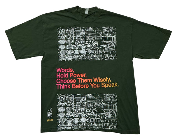 Words Hold Power 6.5oz Tee (Size Large)