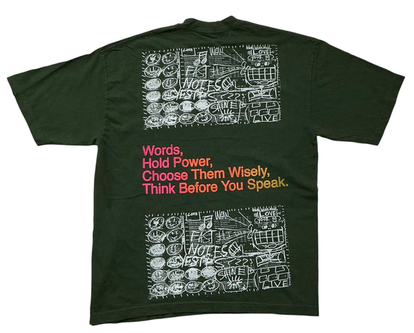 Words Hold Power 6.5oz Tee (Size Large)
