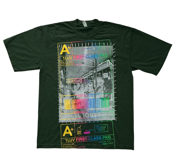 Positive Shipping Label 6.5oz Tee (Size Medium)