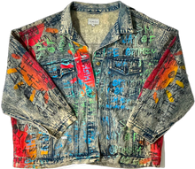 Load image into Gallery viewer, Optimism as a Way of Life Vintage Jean Jacket (Size 22/24)
