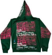 Load image into Gallery viewer, Words Hold Power Hoodie (Size Medium)
