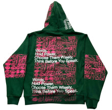 Load image into Gallery viewer, Words Hold Power Hoodie (Size Medium)
