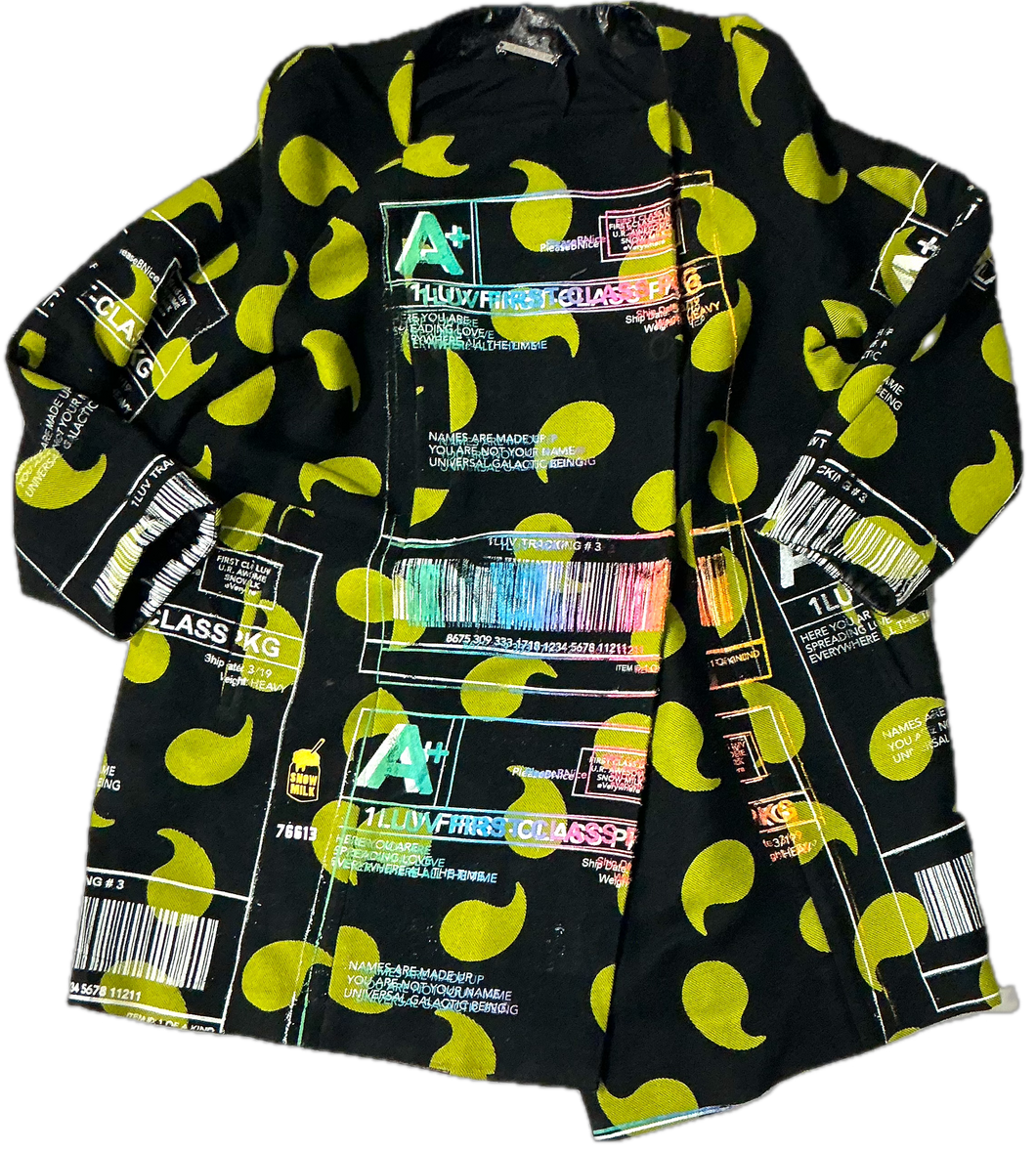 Positive Shipping Label OverCoat (Size Large)