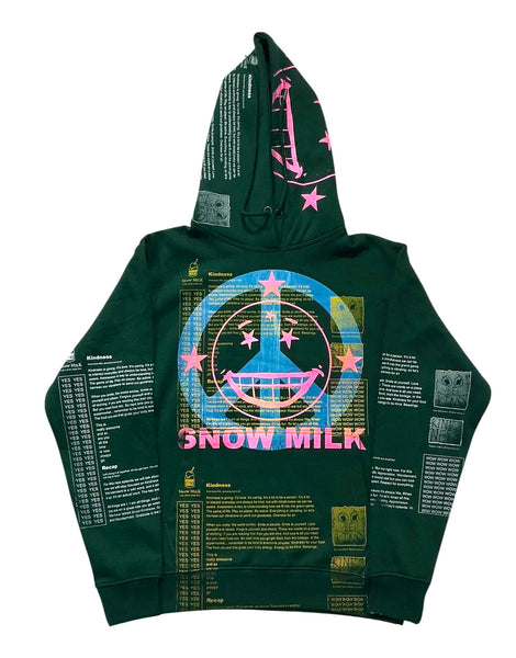 Snow Milk Kindness Hoodie (Size Small)