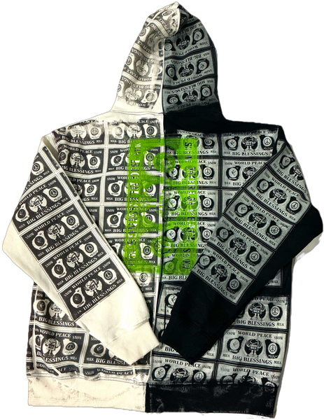 Big Blessings Bucks Split Color Hoodie (Size XL)