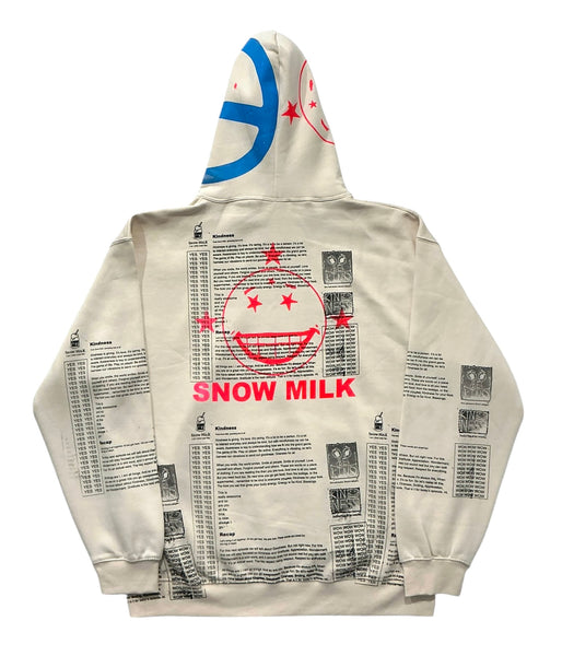 Snow Milk Kindness Hoodie (Size 2XL)