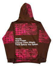 Load image into Gallery viewer, Words Hold Power Hoodie (Size Medium)
