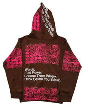 Load image into Gallery viewer, Words Hold Power Hoodie (Size Medium)
