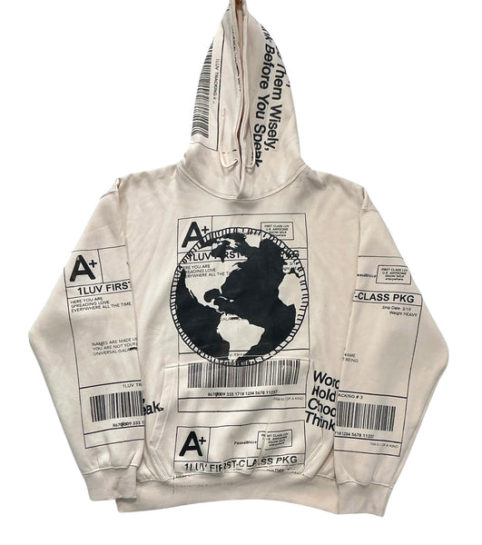 Positive Shipping Label Hoodie (Size XL)