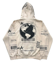 Load image into Gallery viewer, Positive Shipping Label Hoodie (Size XL)
