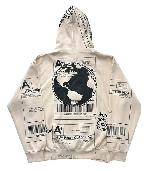 Positive Shipping Label Hoodie (Size XL)
