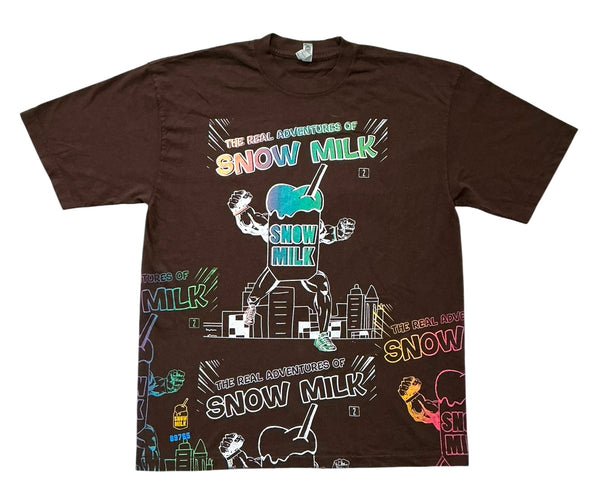 The Real Adventures Of Snow Milk 6.5oz Tee (Size Large)