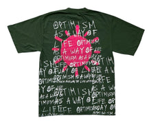 Load image into Gallery viewer, Optimism as A Way of Life 6.5oz Tee (Size Small)
