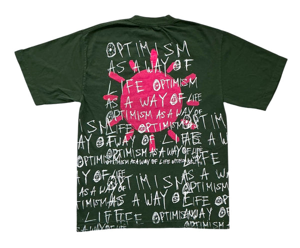 Optimism as A Way of Life 6.5oz Tee (Size Small)