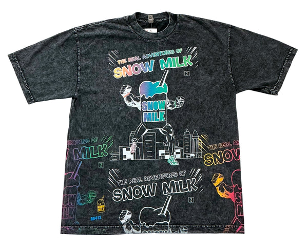 The Real Adventures Of Snow Milk 6.5oz Tee (Size Large)