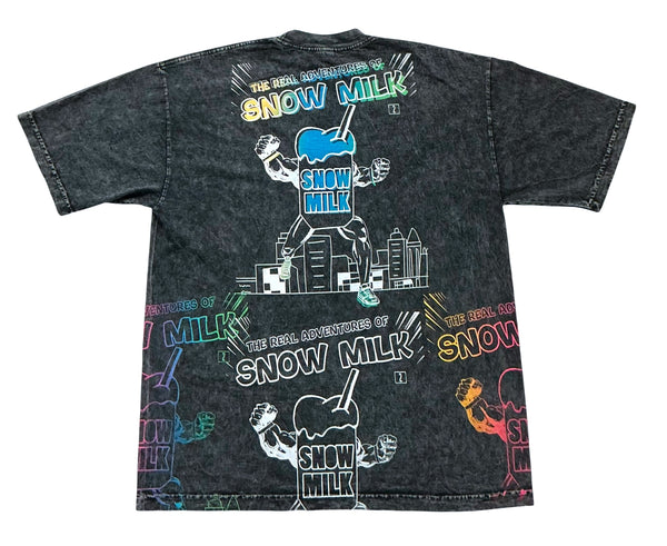 The Real Adventures Of Snow Milk 6.5oz Tee (Size Large)