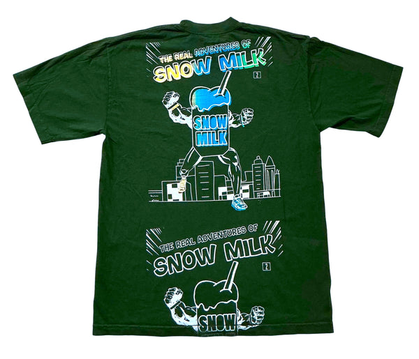 The Real Adventures Of Snow Milk 6.5oz Tee (Size Medium)