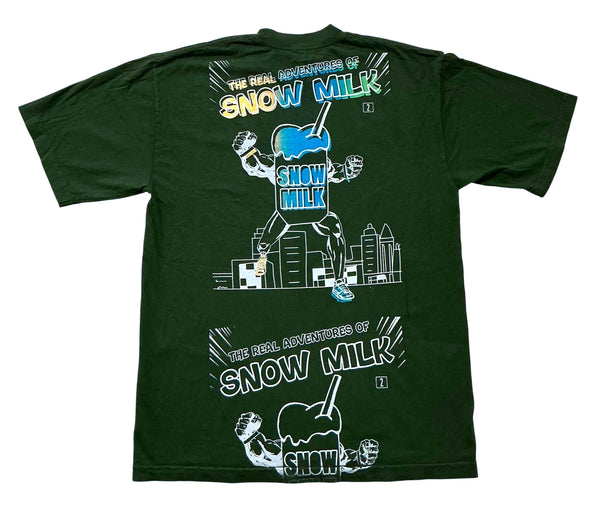 The Real Adventures Of Snow Milk 6.5oz Tee (Size Large)