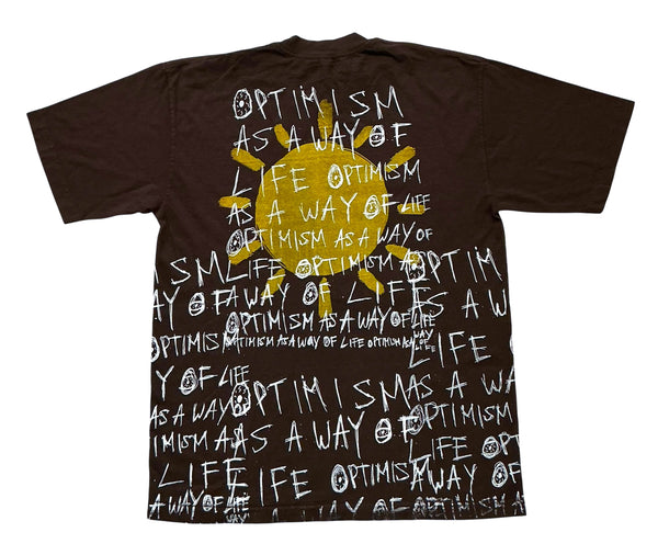 Optimism As A Way Of Life 6.5oz Tee (Size Medium)