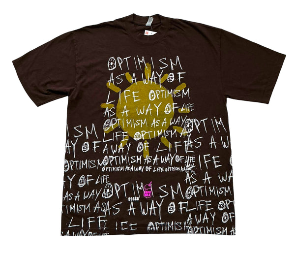 Optimism As A Way Of Life 6.5oz Tee (Size Large)
