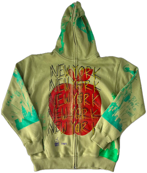 Big Apple Big Love Zip Up Hoodie (Size Medium)