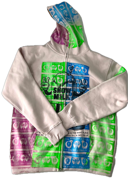 Big Blessings Bucks Zip Up Hoodie (Size Large)