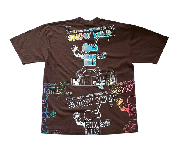 The Real Adventures Of Snow Milk 6.5oz Tee (Size Large)