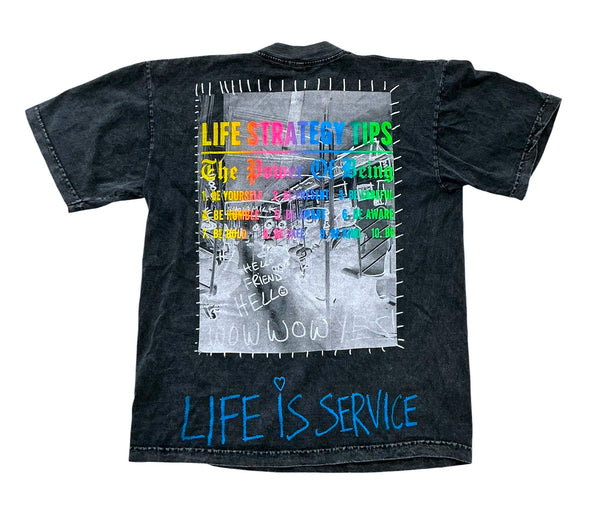 Life Is Service 6.5oz Tee (Size Medium)