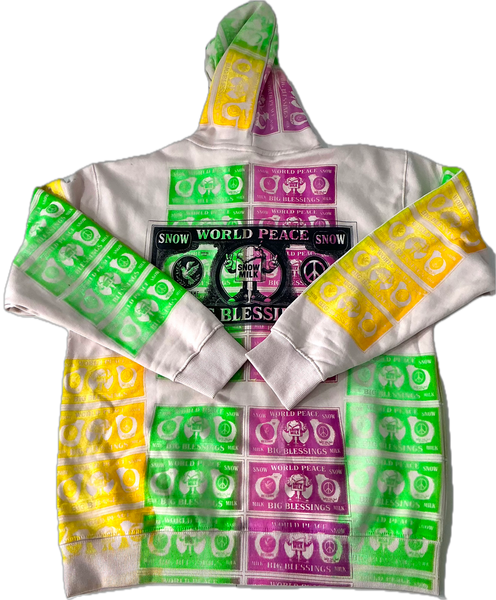 Big Blessings Bucks Zip Up Hoodie (Size XL)