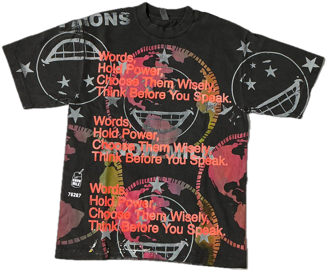 Words Hold Power 6.5oz Tee (Size Small)