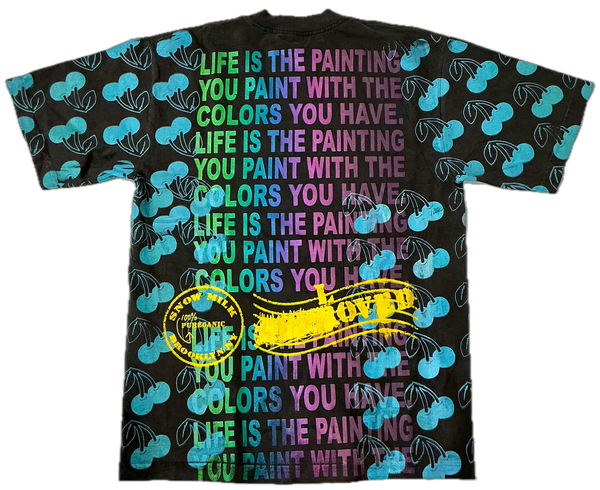 Life Is The Painting You Paint 6.5oz Tee (Size Small)