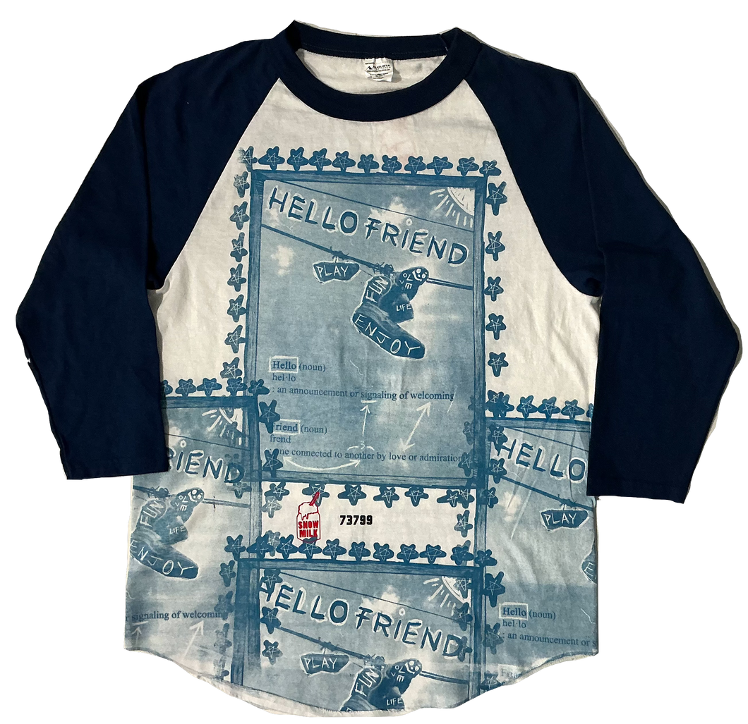 Hello Friend T-Shirt Long Sleeve (Size Medium)